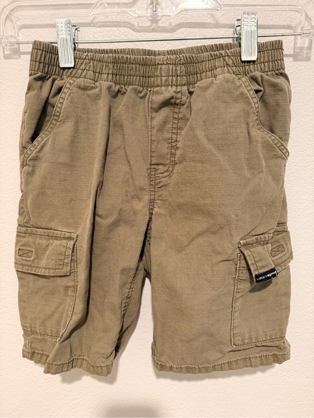 Lucky Brand Boys' Tan Cargo Shorts size 7
